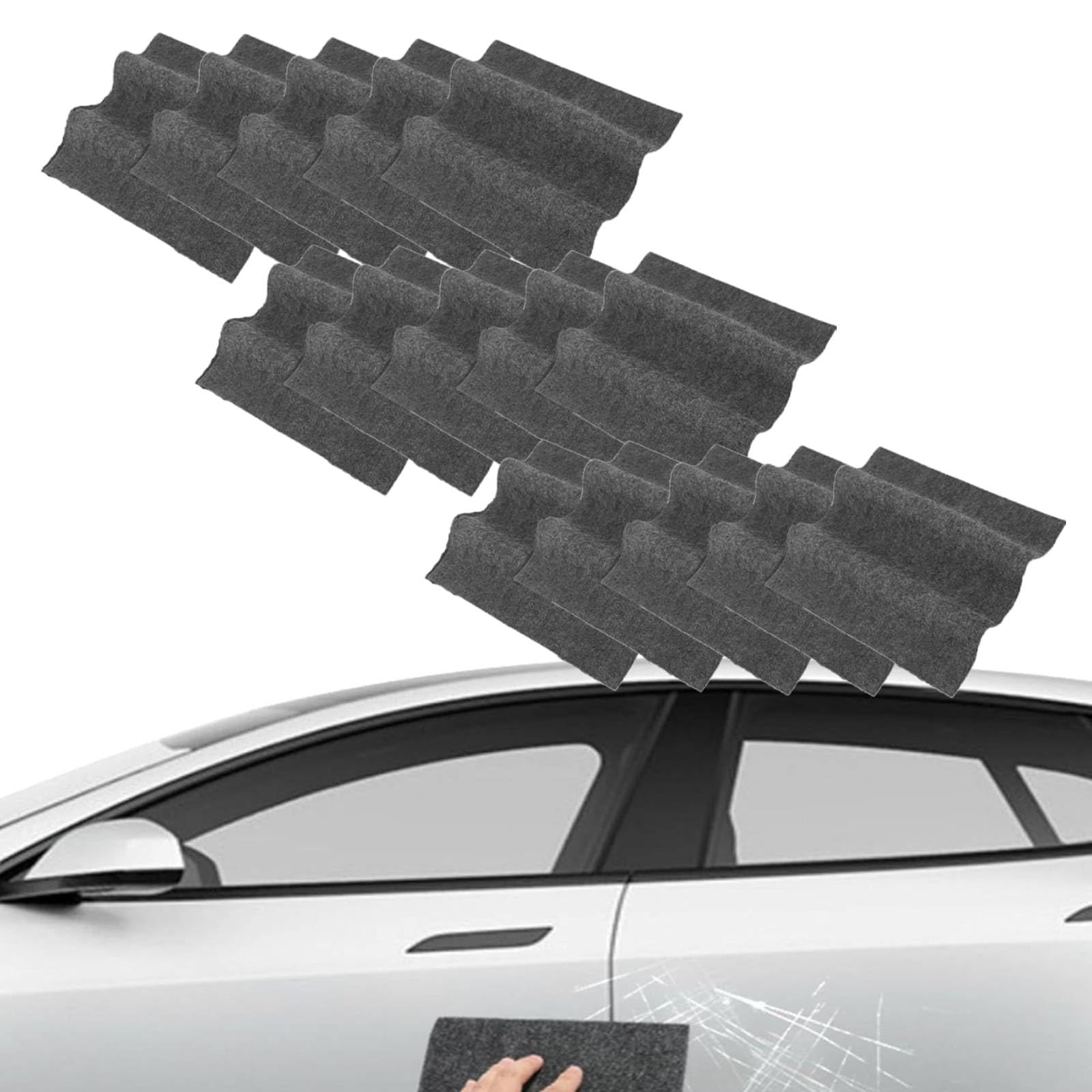 FixaPro Scratch Remover, FixaPro Car Scratch Remover, Multi-Purpose Nano Sparkle Cloth for Car Scratches, Cars Paint Scratch Repair, Easily and Quickly Repair Paint Scratches and Water Spots (15PC)