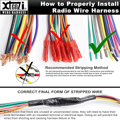 Miniatura 8 de Xtenzi Conector de arnés de cable de alimentación de radio de coche de 16 pines compatible con Pioneer BV9973 BV9976 BV9978 BV9979B BV9980BT -