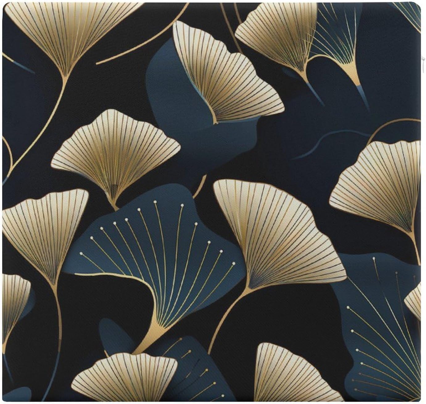 Ginkgo Leaves Floor Pillow Meditation Yoga Cushion Square Chair Cushion Pillows Seating for Adults