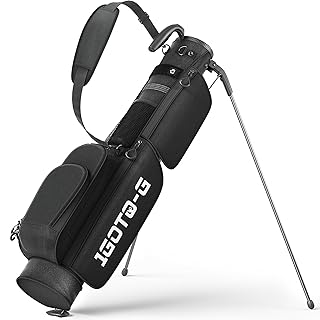 Golf Lightweight Stand Bag, Par 3 Sunday Small Golf Bag with 2 Way Dividers