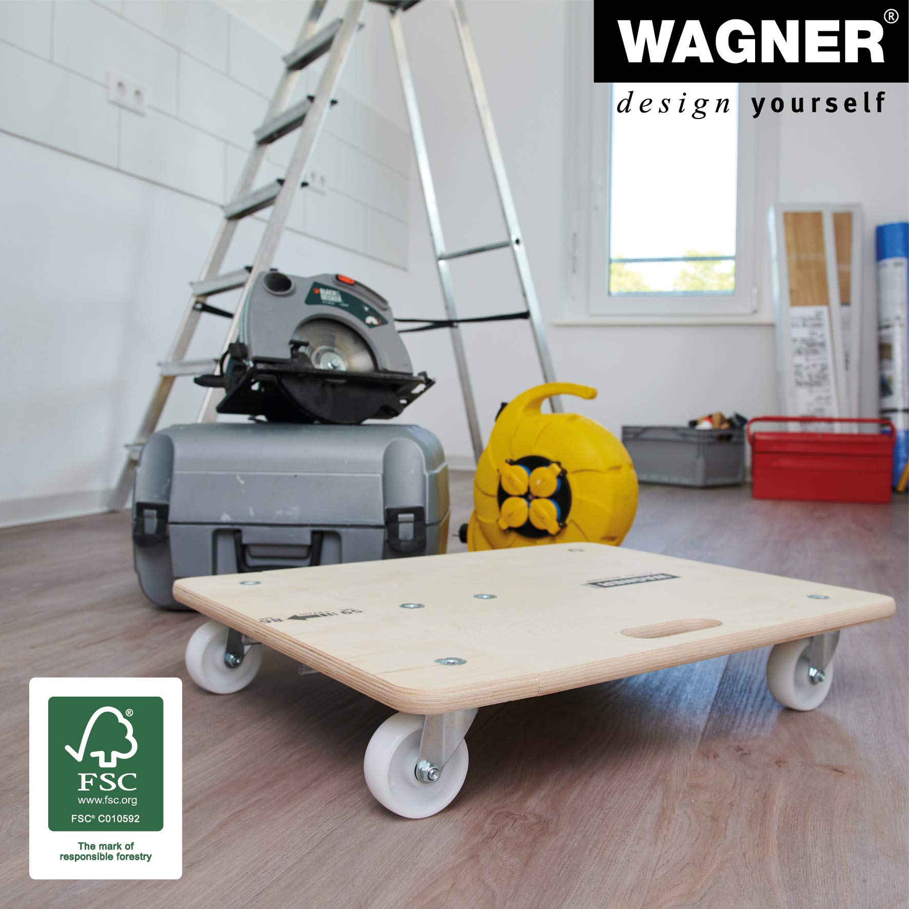 WAGNER, naturalny, (dł.) 59-86 x (szer.) 49 x (wys.) 11 cm
