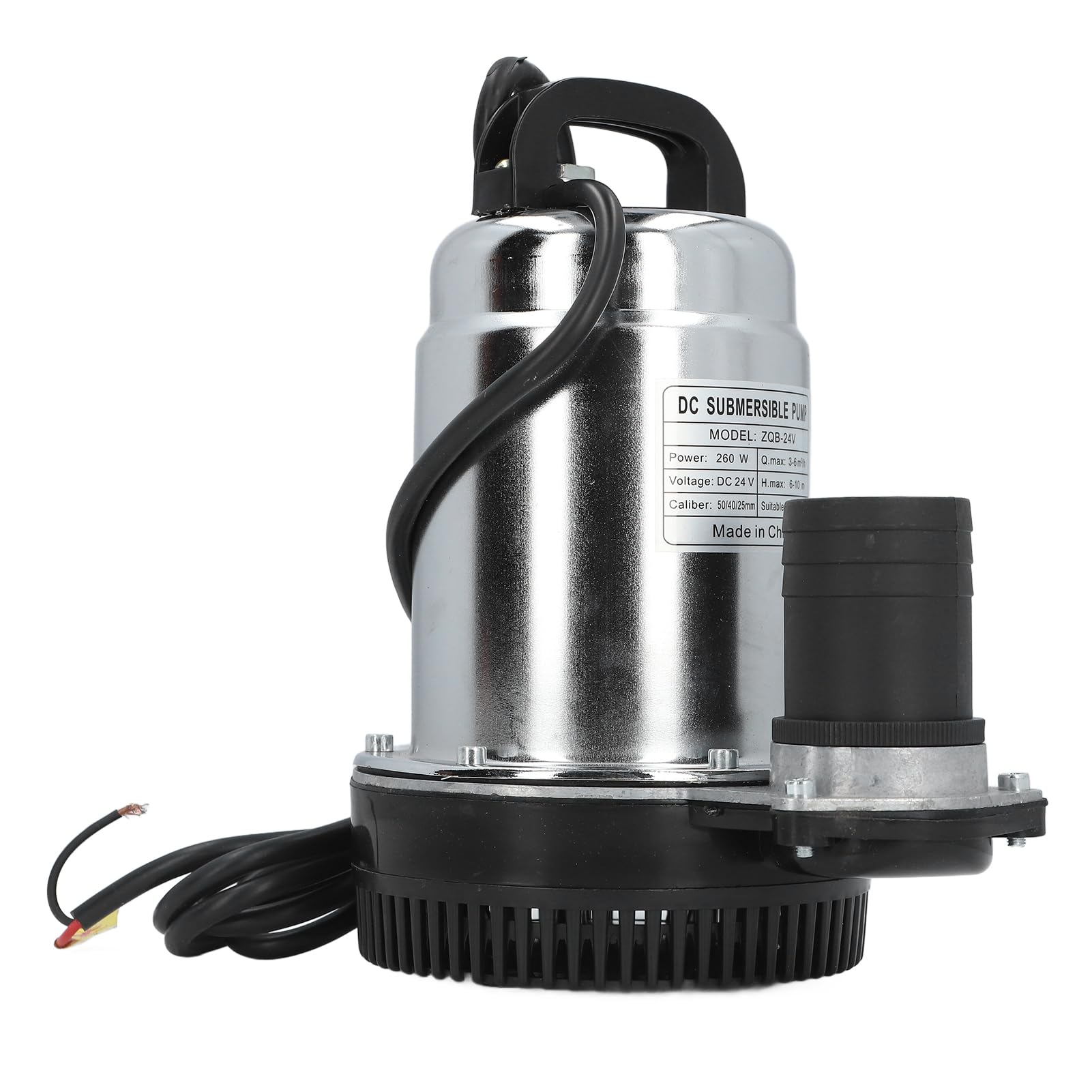 LiebeWH Pompa per Acqua Solare a Pozzo Profondo in Acciaio Inossidabile da 260 W con Girante Centrifuga Ad Alto Flusso, Robusto Motore a Bobina in Rame per Fattoria, Ranch, Serbatoi d'Acqua, Piscine,