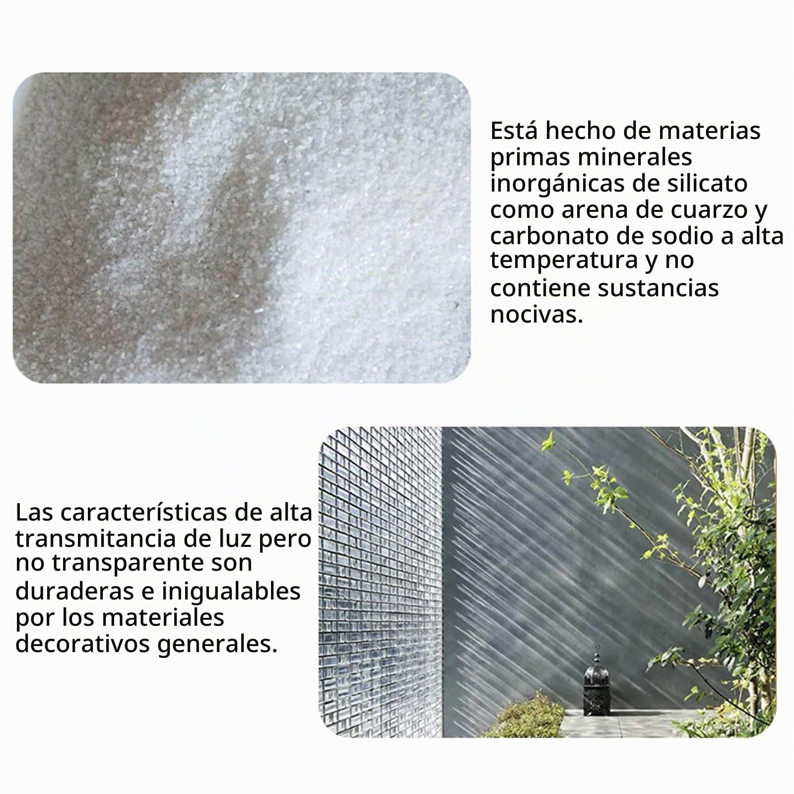 Ladrillo de vidrio de 7,8 x 3,9 x 1,9 pulgadas, ladrillo de vidrio sólido transparente, pared divisoria decorativa, utilizada para dividir habitaciones, decoración de edificios, bares, hoteles(B)