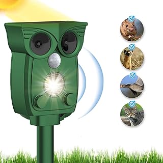 Ultraschall Katzenschreck 2024, Outdoor-Vertreiber für Tiere,USB, vertreibt Tiere im Freien wie Katzen, Ratten, Hunde, Vög...