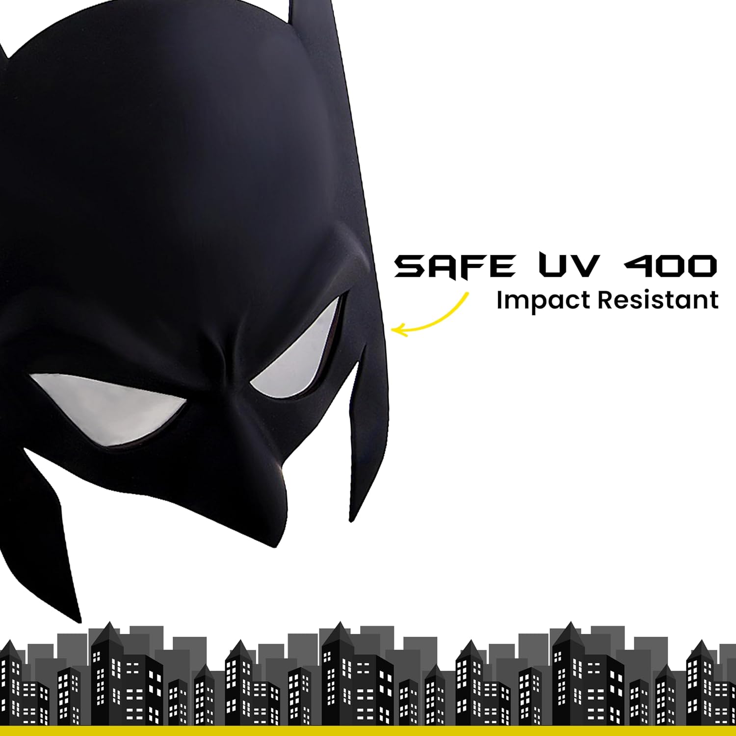 Sun-Staches Batman Sunglasses | DC Comics Costume Accessory | UV 400 | One Size Fits Most
