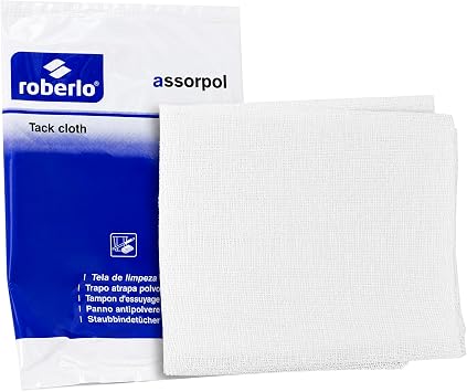Roberlo Assorpol Professional Grade Anti-Static Tack Cloths for Automotive, Painting, Woodworking, Metal - Removes Dust, Sanding Particles, Cleans Surfaces, and Staining - Pack of 100-18"x36"