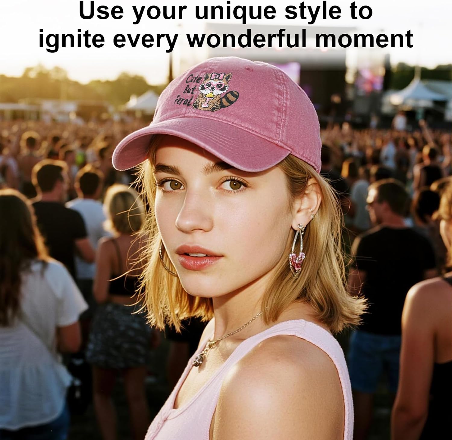 Funny Hats for Men Women, Funny Gifts Embroidered Letters Adjustable Cotton Baseball Cap - Image 7