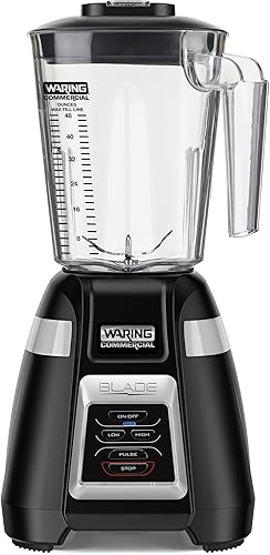 Miniatura 7 de Waring Licuadora comercial BB320 Blade 1 HP, controles de interruptor de palanca con función de pulso, contenedor apilable de copoliéster sin BPA de