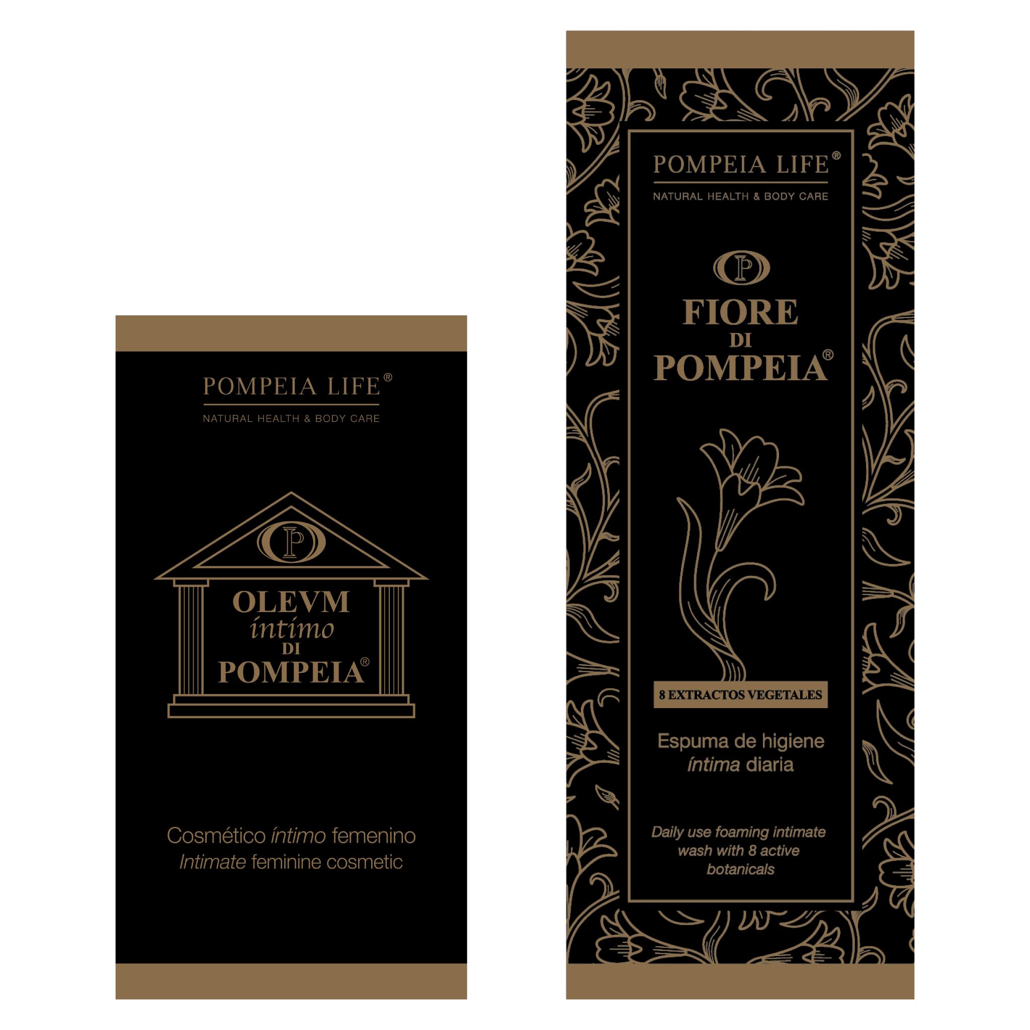 Ritual Diario de Salud íntima de Pompeia Life (Olevm íntimo di Pompeia 50ml + Fiore di Pompeia 140ml)