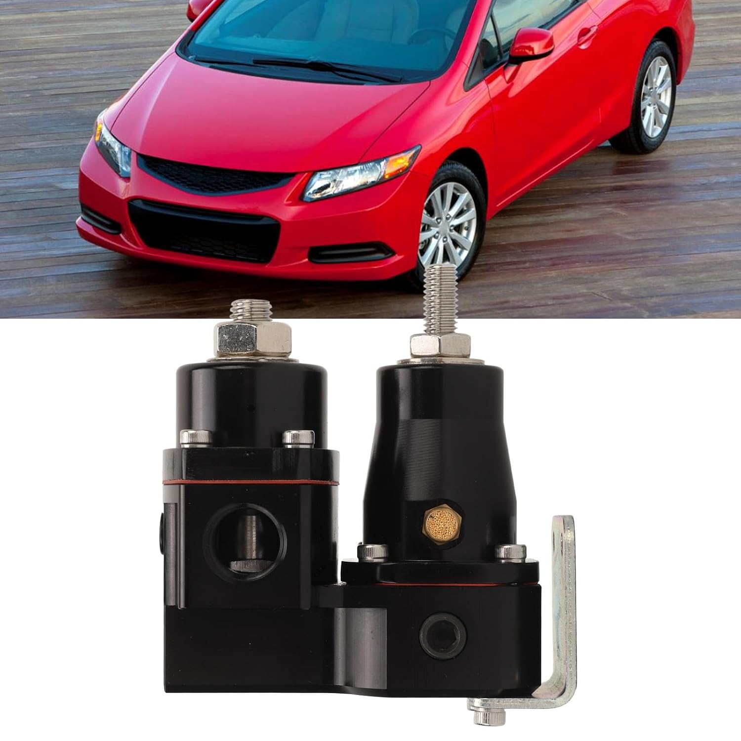 JTLB Stage Fuel Pressure Regulator Metal Construction 13220 for EFI to Carburettor Conversion Car Truck