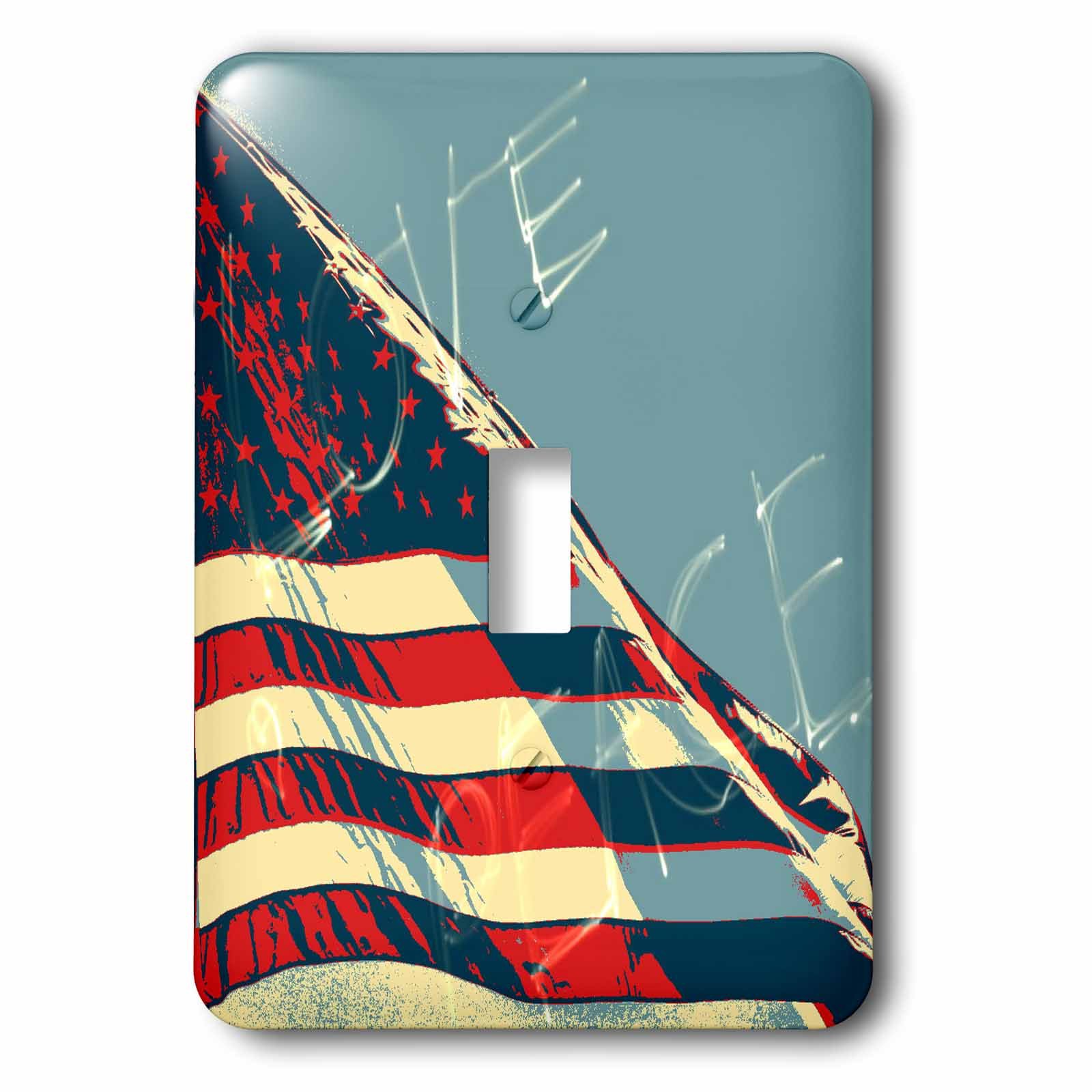 Interrupteur à baïonnette American Flag unique pour un salon style loft américain