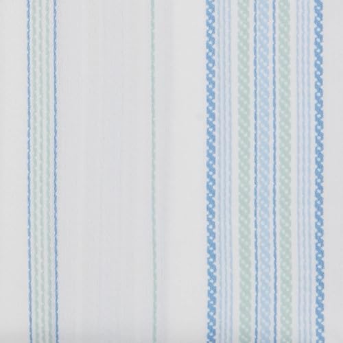 Miniatura 2 de Coastal Home Juego de sábanas de rayas en espiral de 4 piezas, tamaño King, color blanco multicolor