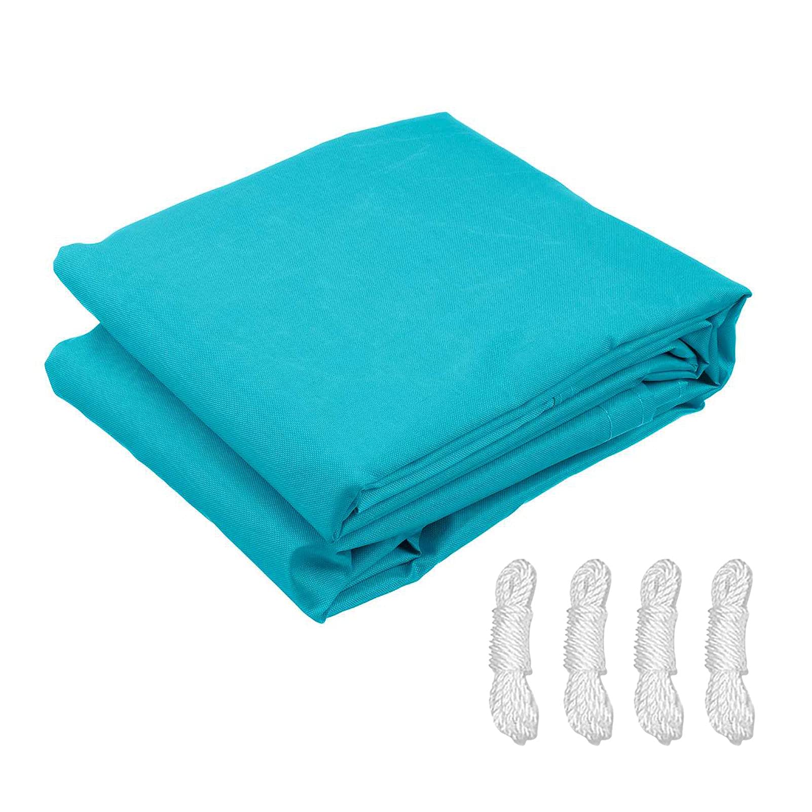 Voiles d'ombrage anti UV imperméable avec corde de fixation pour patio