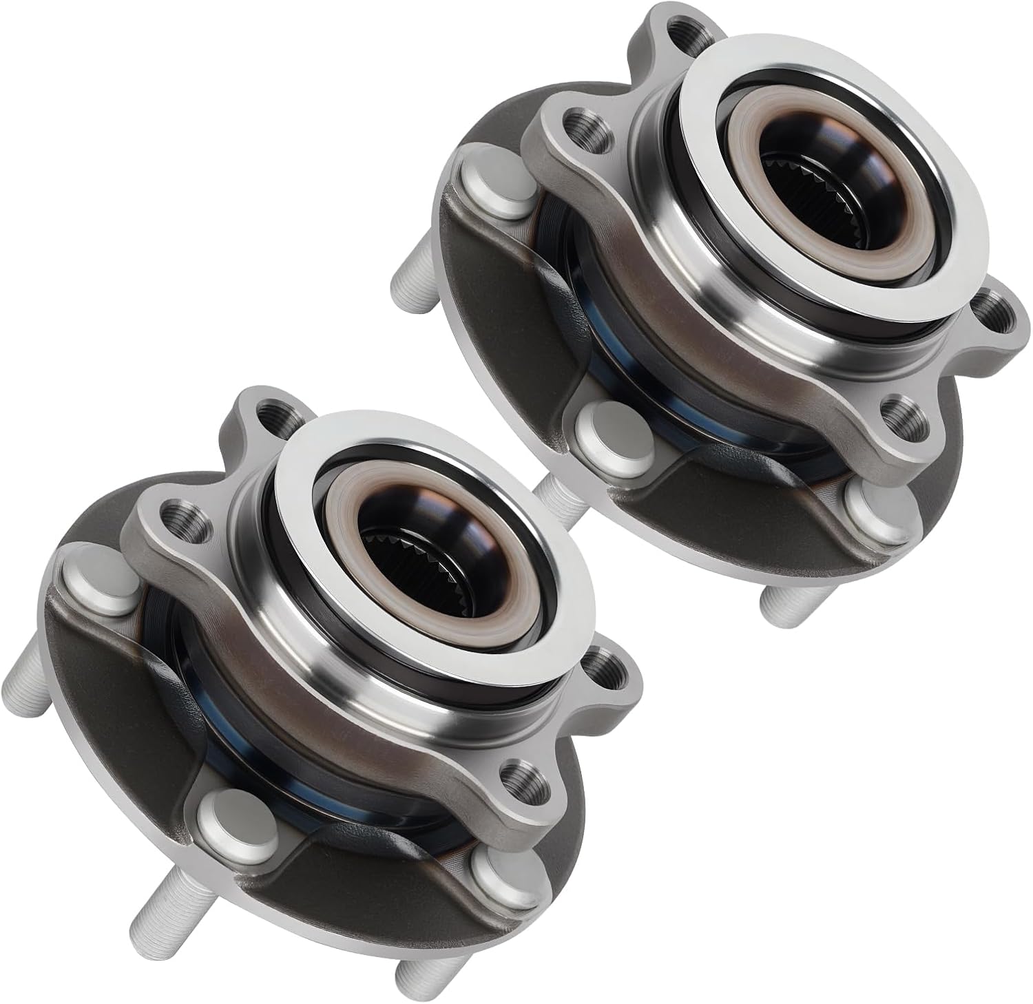 Front Wheel Hub and Bearing Assembly for Nissan Rogue 2008-2013,for Rogue Select 2014 2015, for Sentra 2008-2012 (2.5L 4 Cylinder ONLY) 5Lug w/ABS Replacement 513298 2pcs