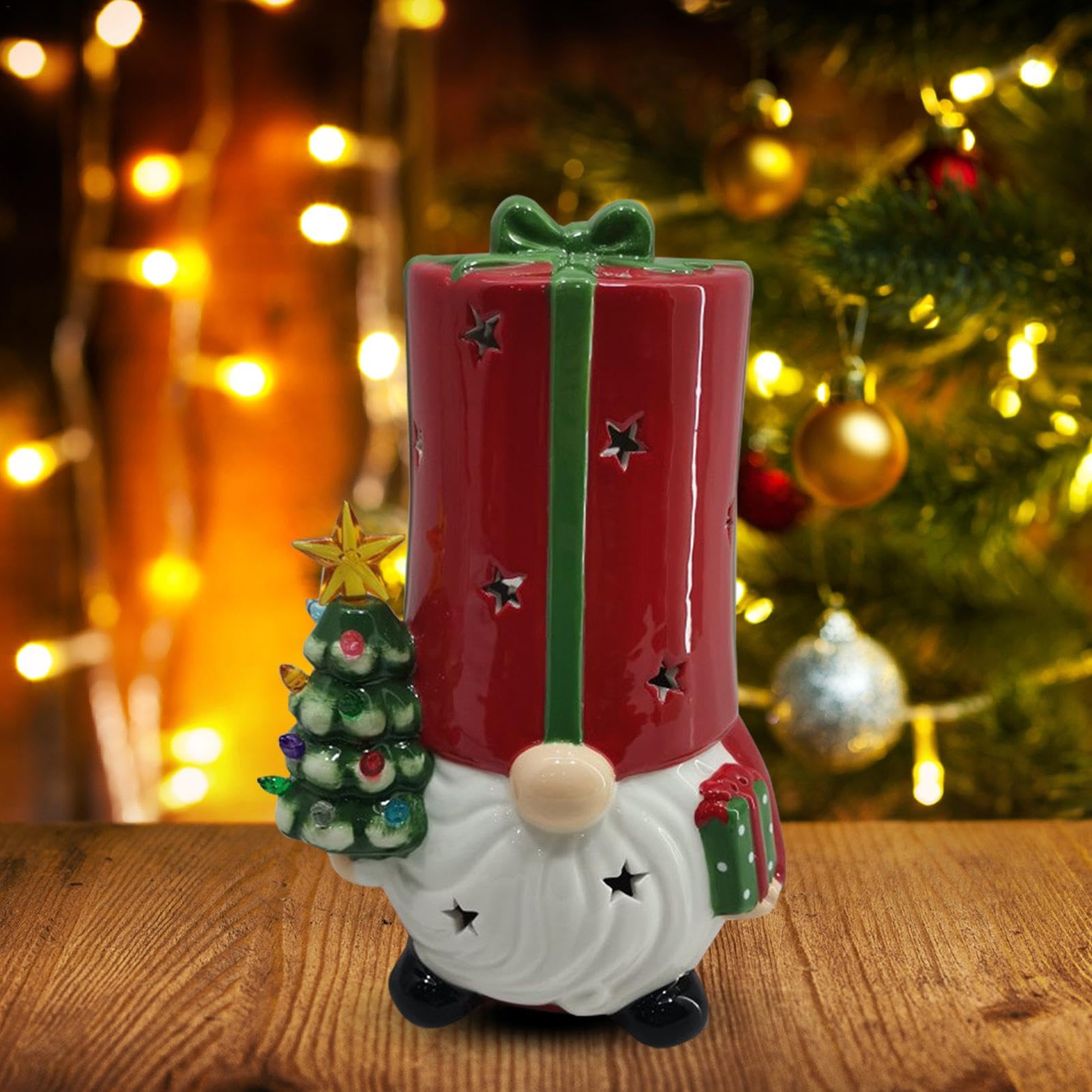 Weihnachtswichtel, Keramik, Weihnachtsdekoration, Zwergdekoration