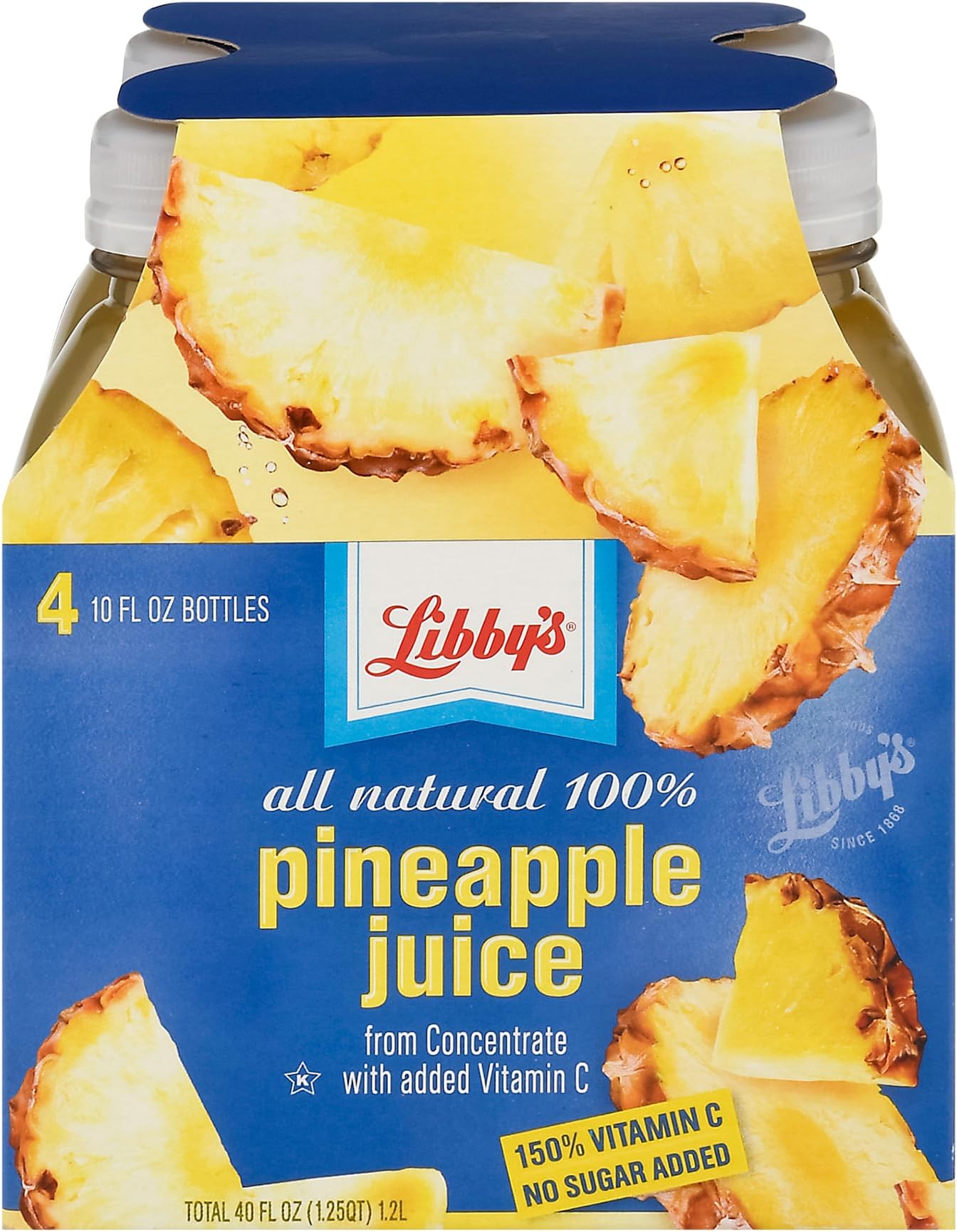 Libby's, Juice 1 Pineapple, 4 Pack, 40 Fl Oz