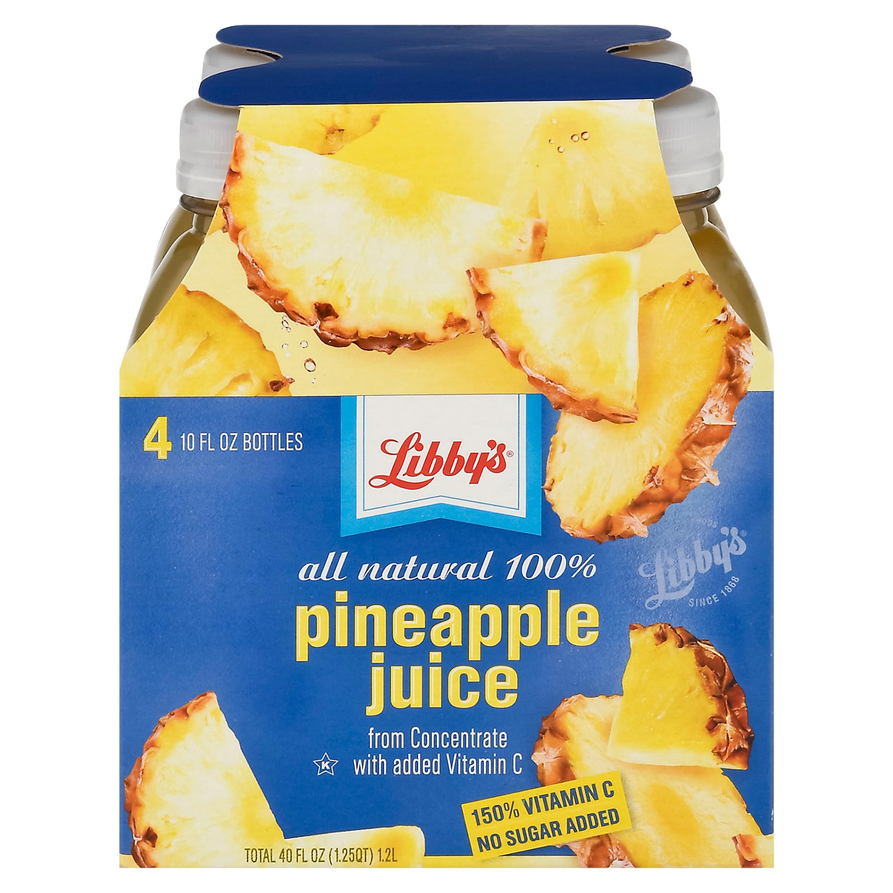 Libby's, Juice 1 Pineapple, 4 Pack, 40 Fl Oz