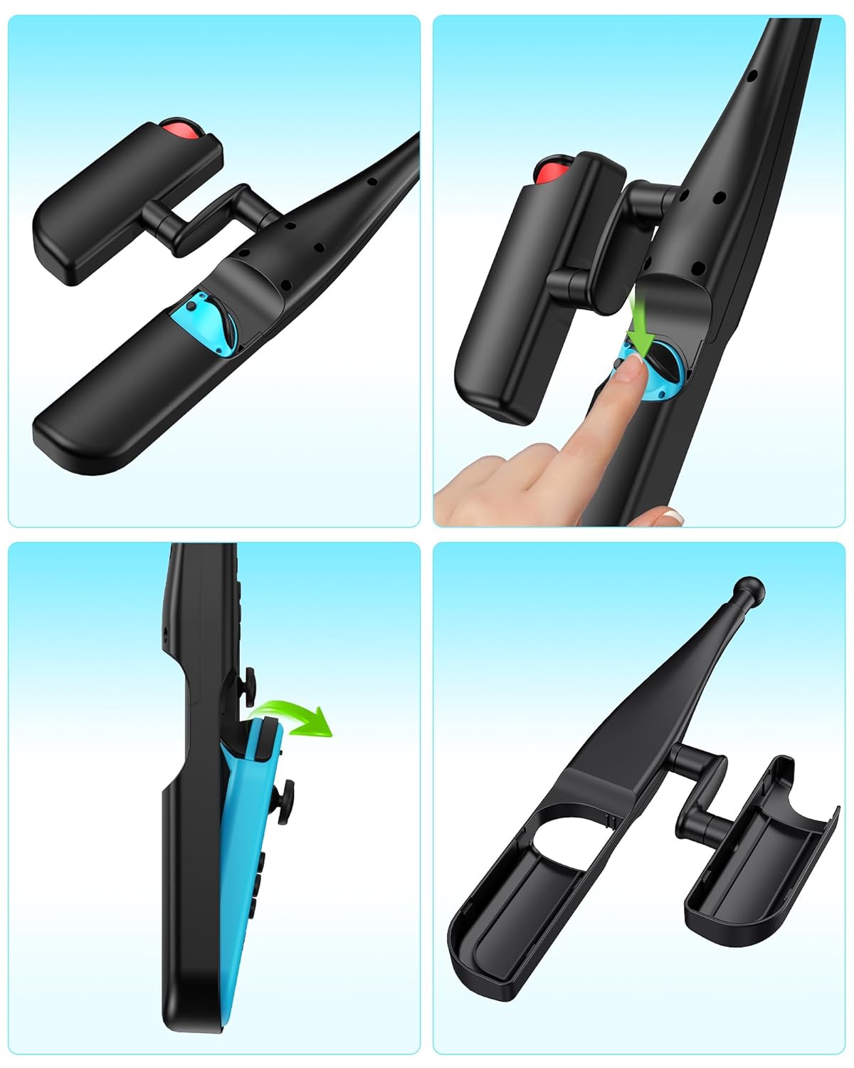 MENEEA Fishing Rod for Nintendo Switch, Fishing Games Accessories Kit for Nintendo Switch/Switch OLED/Joy Con Bass Pro Shops-The Strike Championship Edition and Legendary Fishing-Standard Edition - Image 5