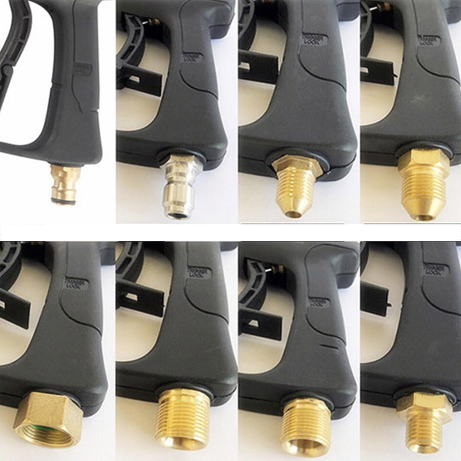 4350PSI Herramientas de limpieza Hidrolimpiadora de alta presión con pistola de espuma de 1/4 pulgadas Conexión rápida Accesorios de lavado Purificador de agua