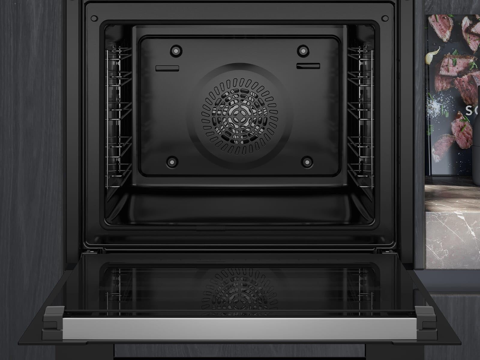 Siemens HB774G1B1, iQ700 Smarter Einbau-Backofen, 60 x 60 cm & EX875LYC1E iQ700 Induktionskochfeld (autark)