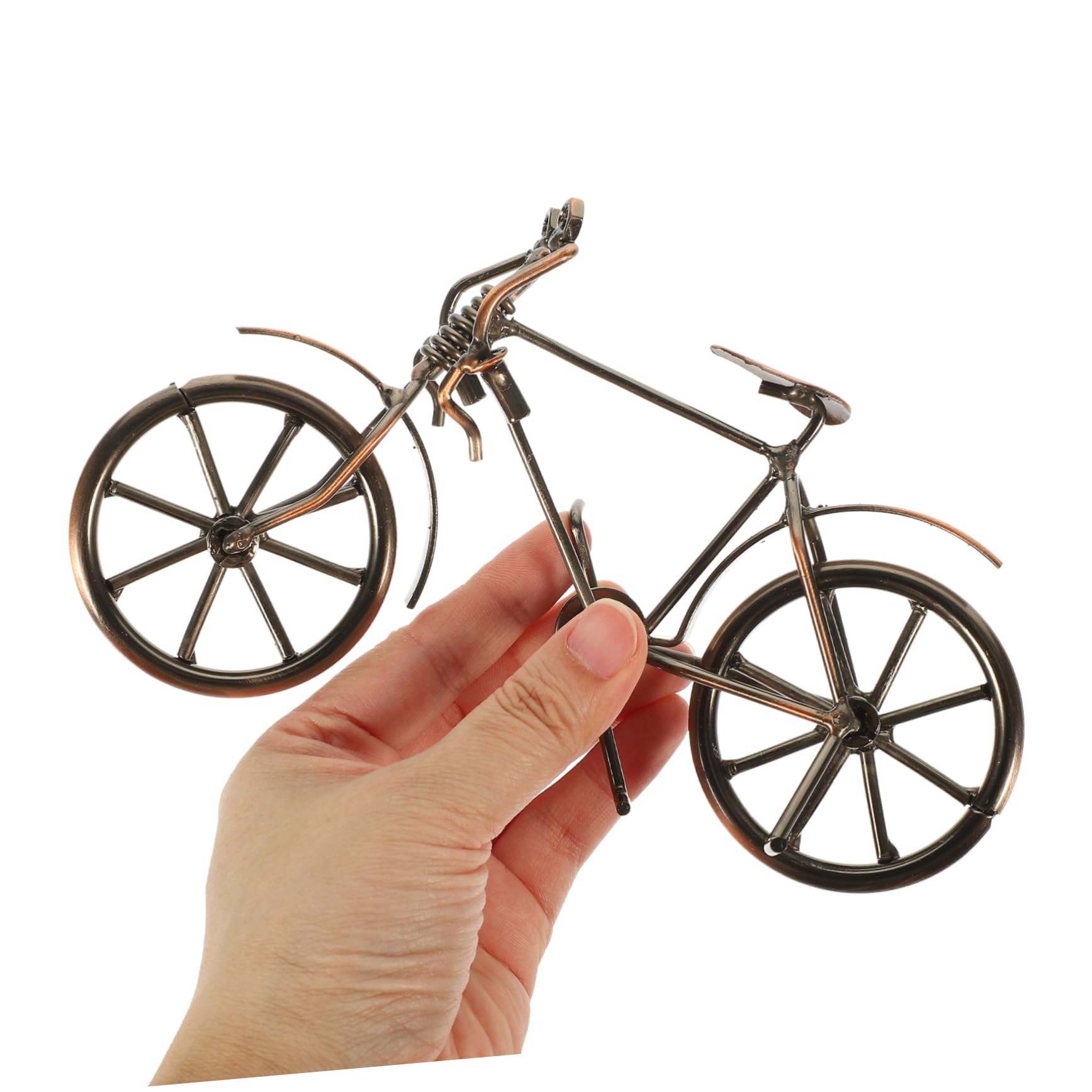 Amazon.co.jp: VINTORKY レトロ自転車模型 置物 鉄製 ミニチュア
