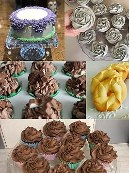2D Icing Tip,Large Drop Flower Piping Tip,2D Tip for Cake Decorating,Open Star,3 Pcs