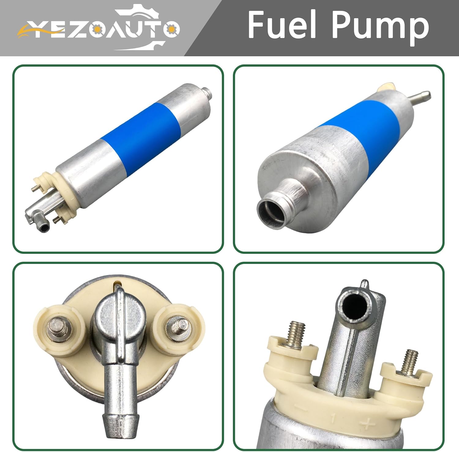 Inline Electric Fuel Pump & Install Kit for Chrysler Crossfire Mercedes-Benz C230 C43 E320 E420 S320 C36 CL500 CL55 CL600 CLK430 E8289 7.22156.50.0 0004705994