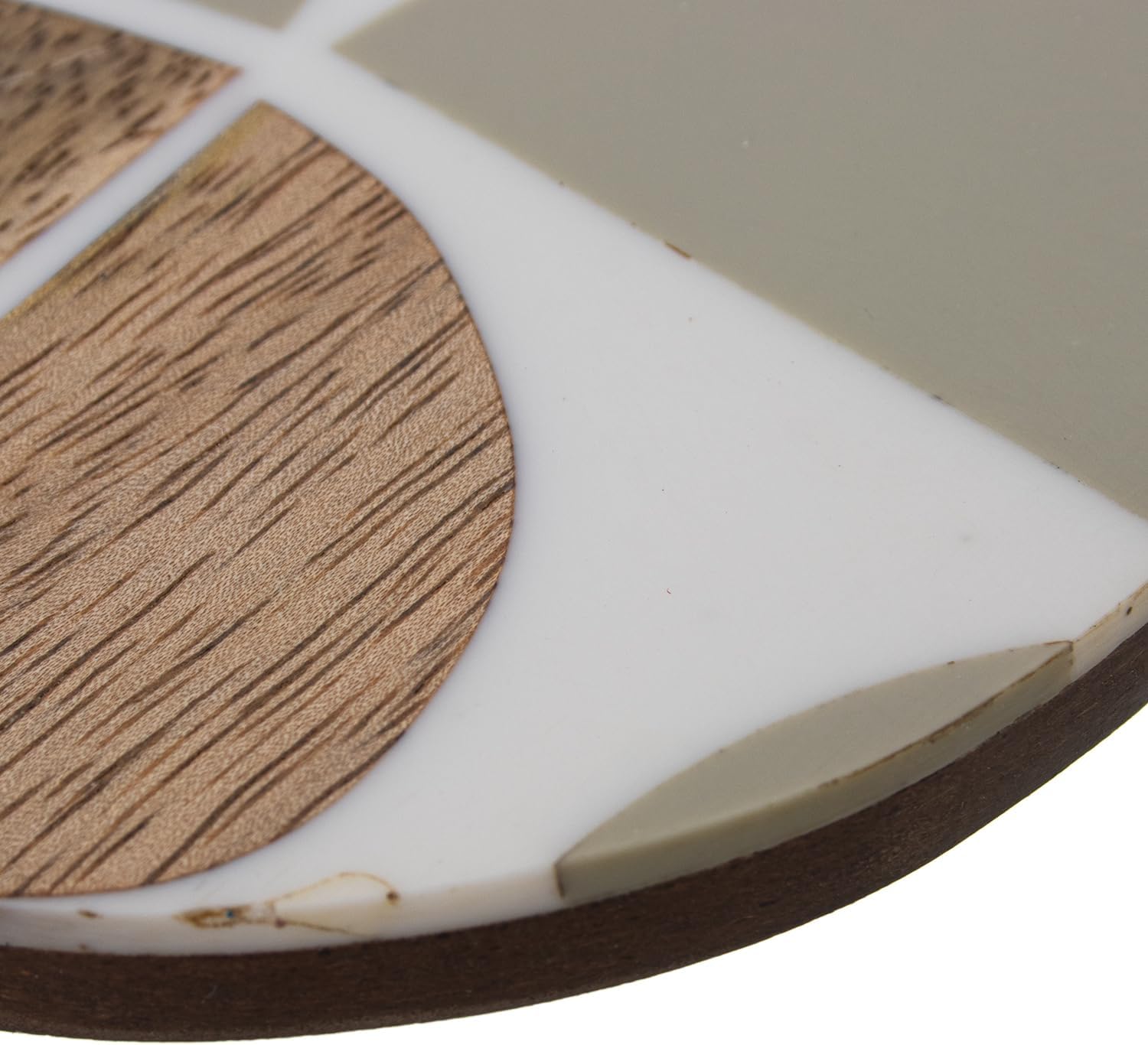 Set of 4 Posavasos Resin/Madera_° 10X0.8 cm