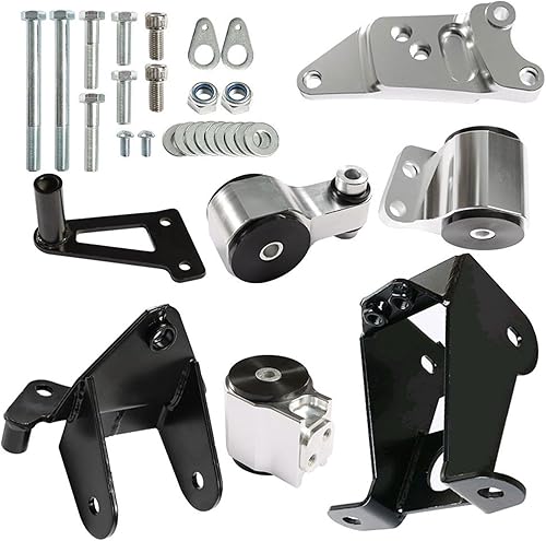 Silscvtt Reemplazo de montaje de motor Billet para Honda Civic Si Coupe Sedan 2 puertas 2006-2011