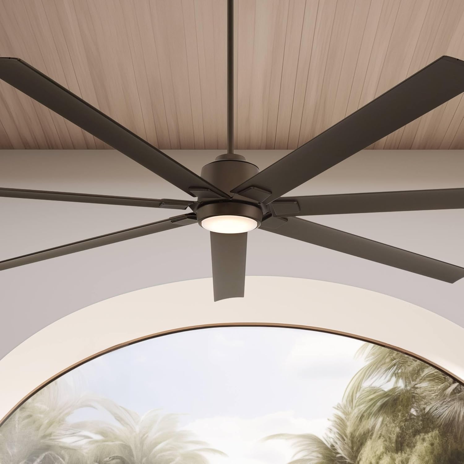 Casa Vieja 84" Airbender Ultra Airflow Emperial Bronze LED Ceiling Fan