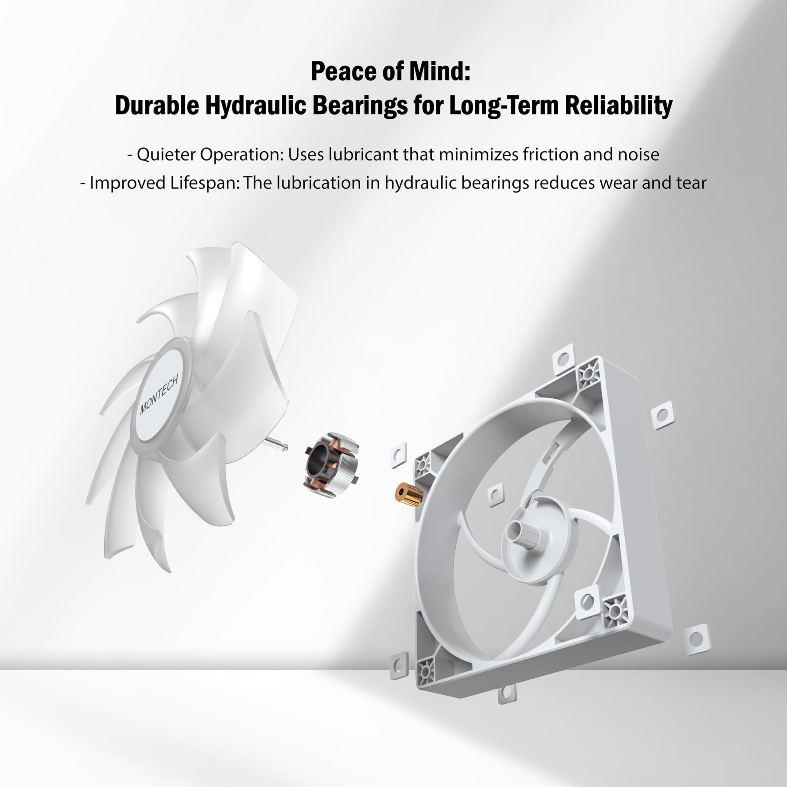 MONTECH GF120 ARGB PWM Hidrolik Rulman Fanı 800-1600RPM, Düşük Gürültü MONTECH GF120 ARGB PWM Hidrolik Rulman Fanı 800-1600RPM, Düşük Gürültü
