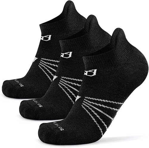 Miniatura 6 de Socks Daze Paquete de 36 calcetines deportivos de lana merina para hombre y mujer, para correr al tobillo, suaves, gruesos, acolchados