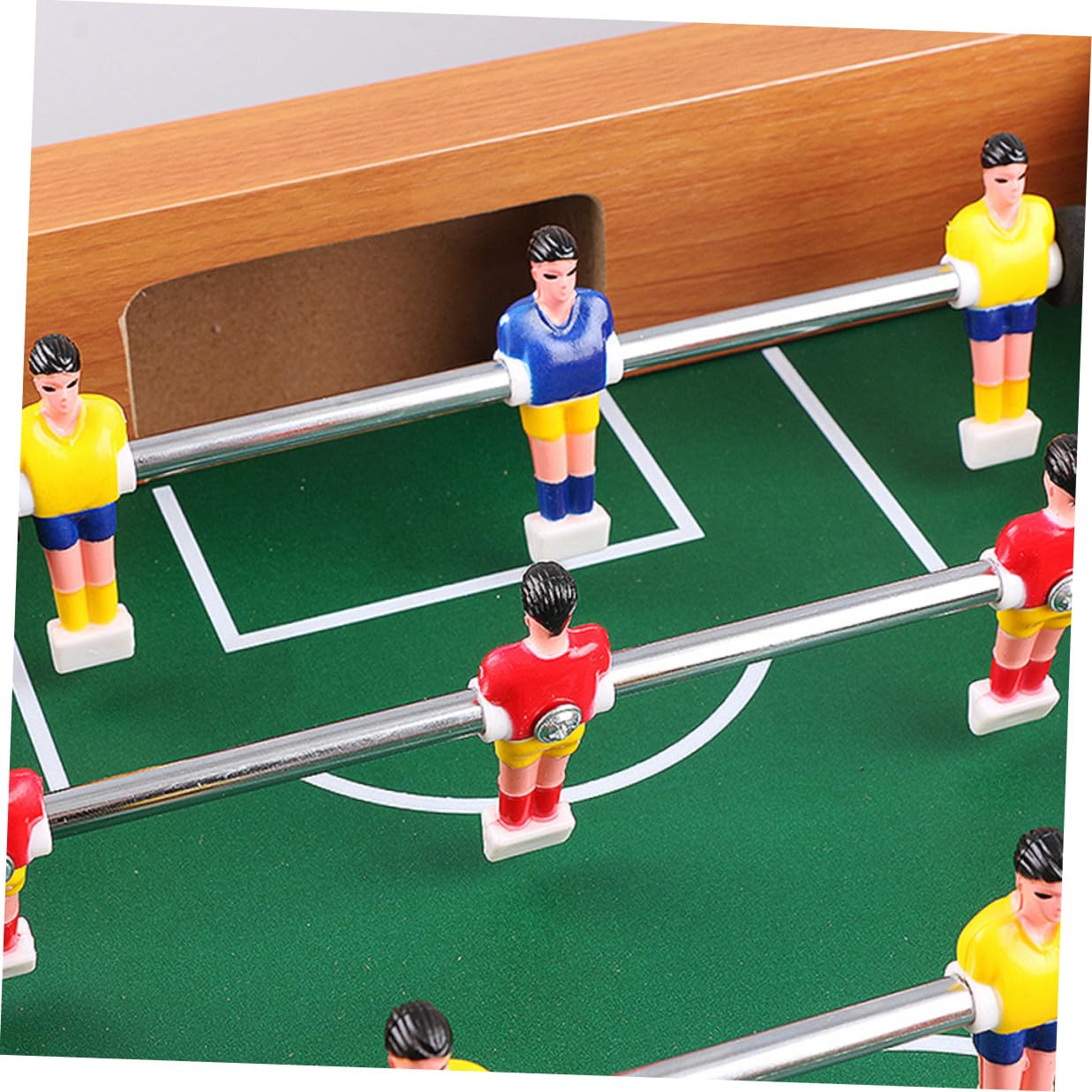 Mini Football Board Machine da Tavolo a Sei Tiri in Mdf | Contatore Punteggio Integrato, per Gioco su Scrivania, Adatto a Ragazzo Ragazza e Adulti