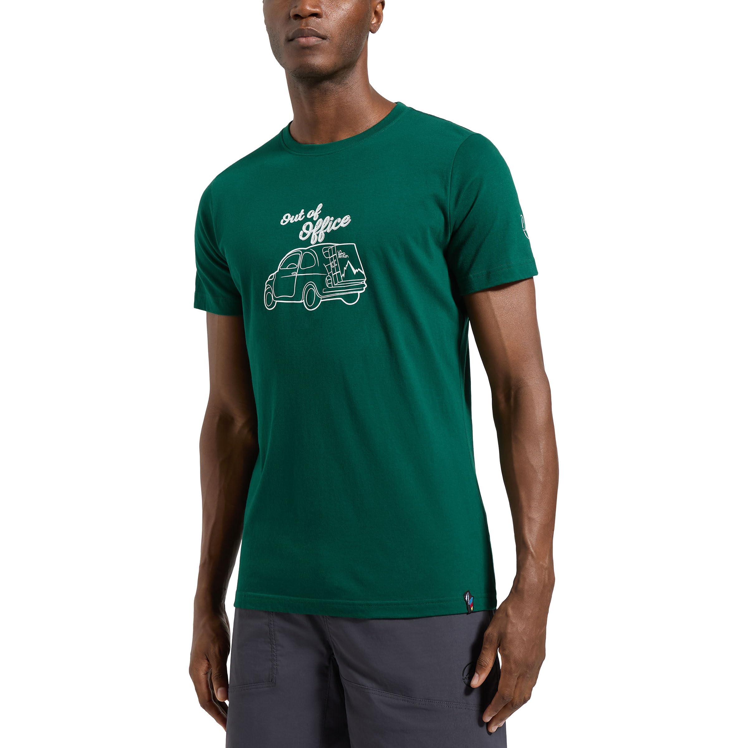 LA SPORTIVA Herren Shirt T-Shirt Kurzarmshirt Baumwollshirt Cinquecento T-Shirt