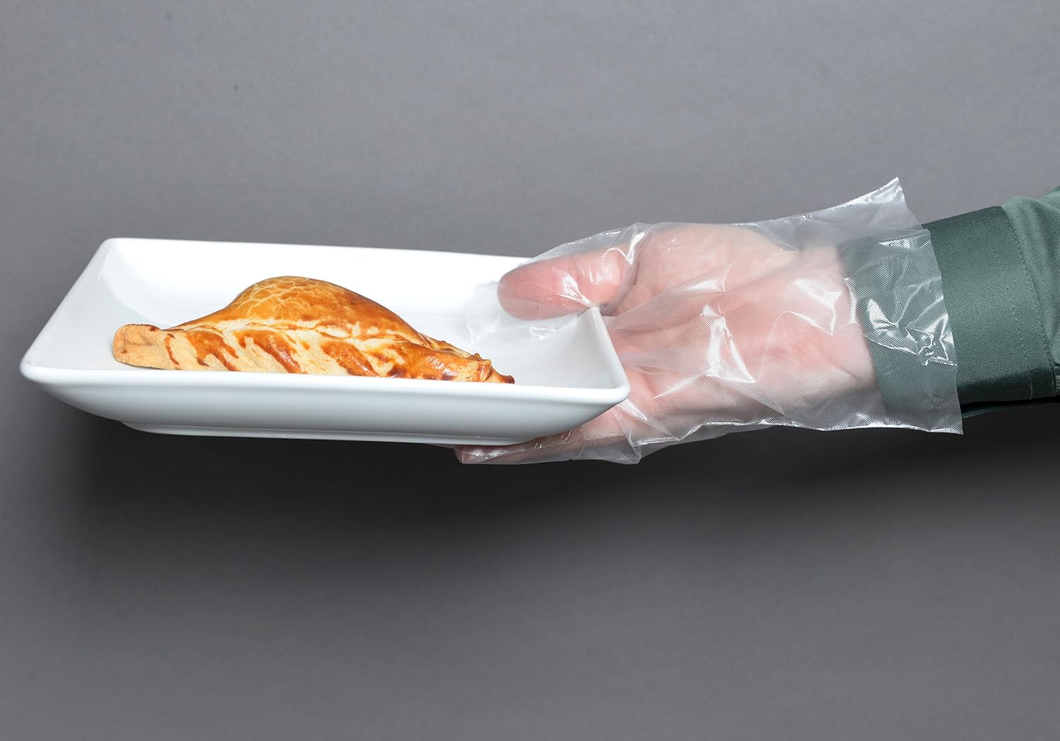 Daxwell Poly Gloves, Embossed, Premium Cast Polyethylene (CPE), Powder Free, Large, Clear, F10000165 (Case of 1,000, 10 Boxes of 100)