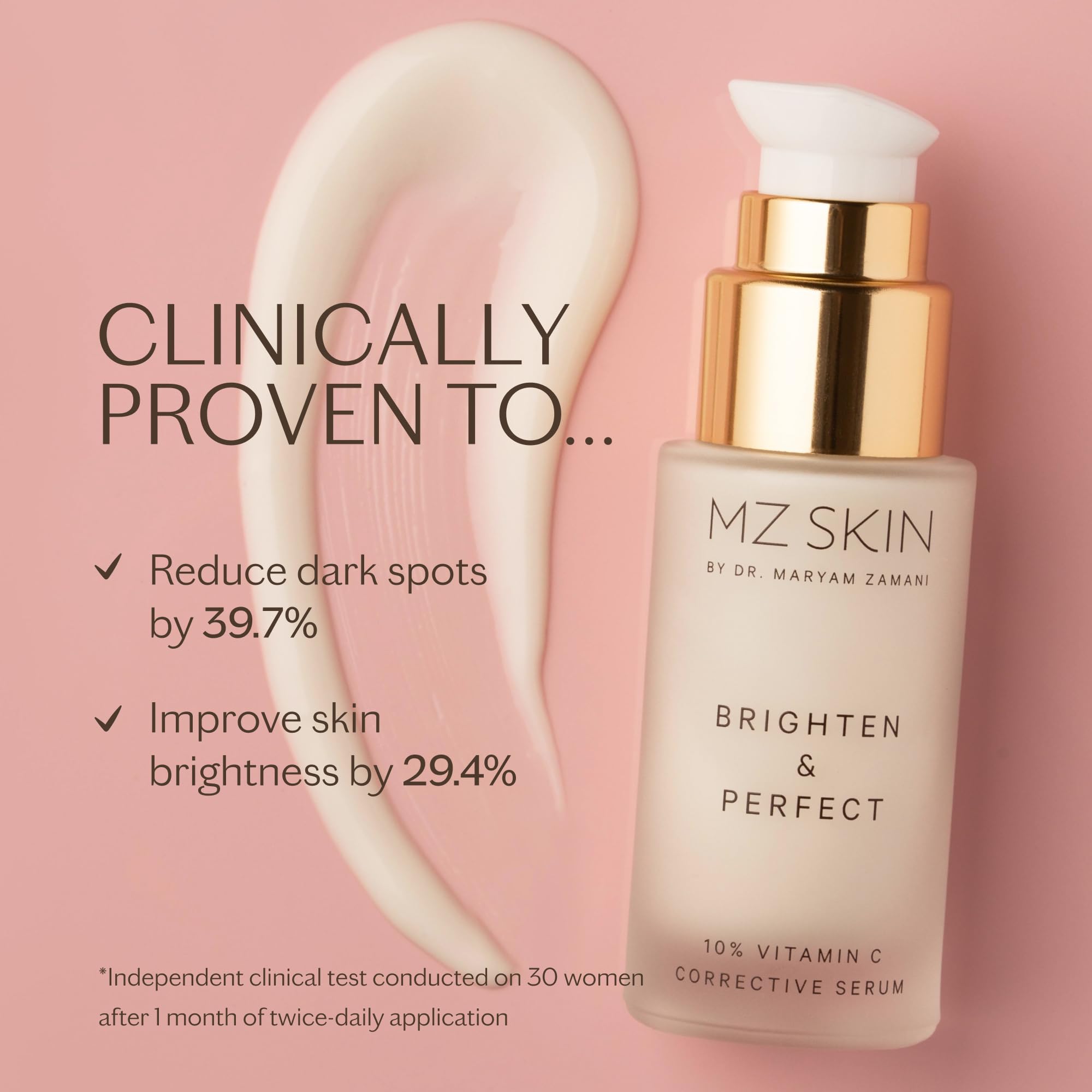 MZ Skin Brighten & Perfect 10% Vitamin C Corrective Serum 30ml