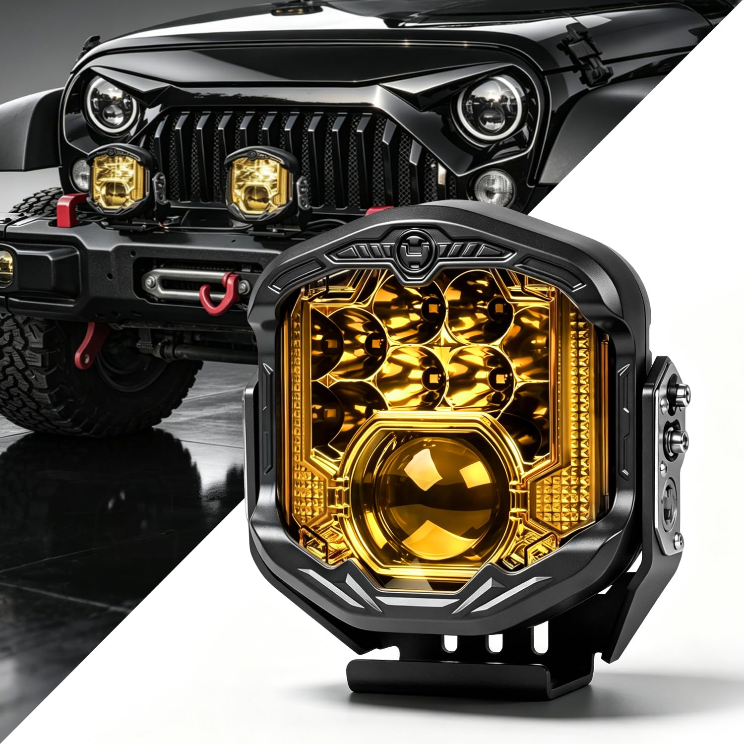 Photo 1 of Riasdy 7 Inch Laser LED Driving Lights