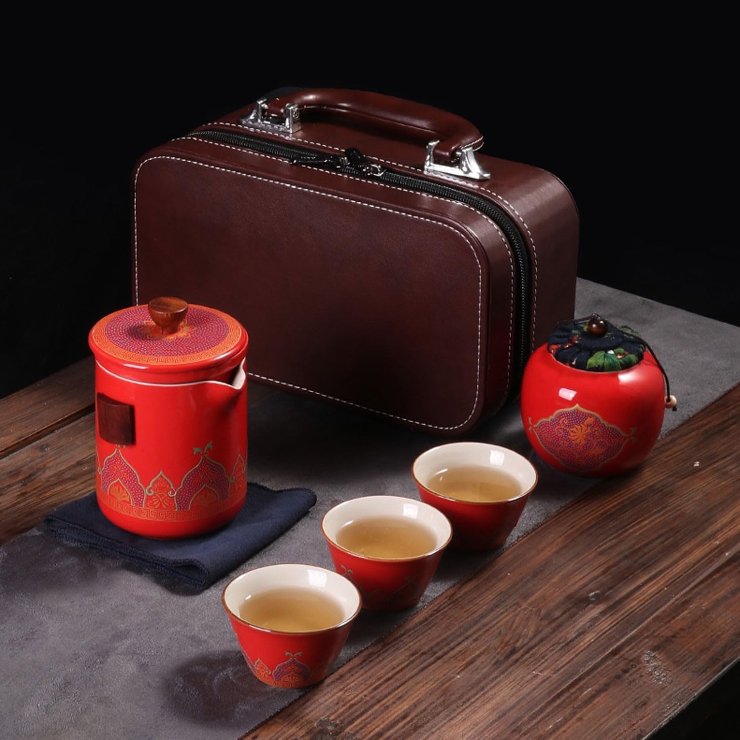 【関税込み】ティーセット ティーセット ティーセット 大人用ティーセット 旅行用ティーセット 家庭用ポータブルティーセット ボックスセット