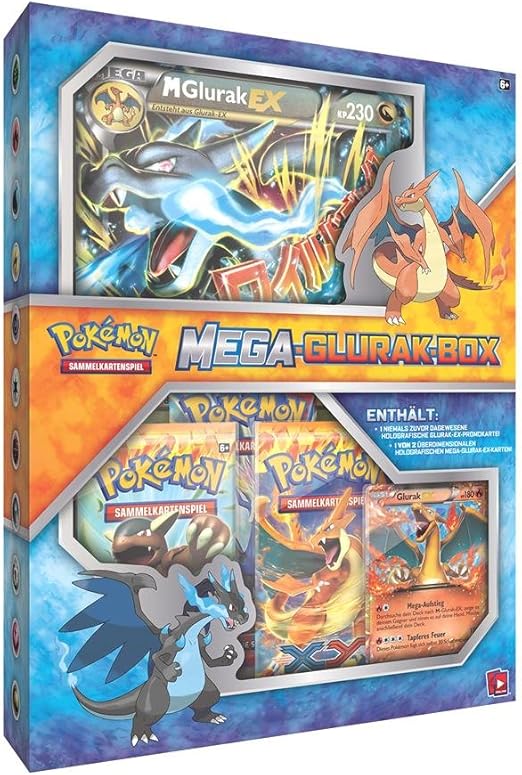 Pokemon Glurak Ex Box German Version Amazon De Toys Games