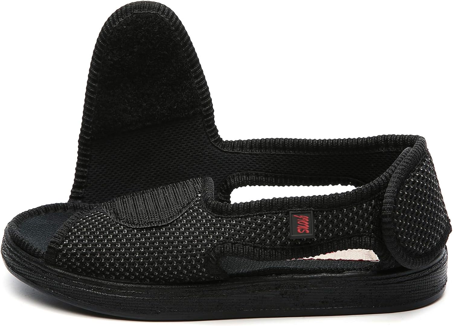 JIONS Women Men Adjustable Velco Extra Wide Shoes Swollen Feet Diabetic Edema Boots Slippers Indoor Outdoor Sandals Unisex Large Size 5-14 - Image 3