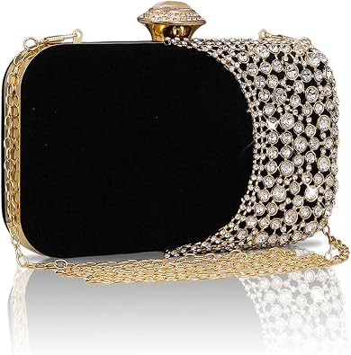 Clutch Purses for Women Formal Evening Bag with Chain Wedding Party Purses Bride Clutch Cocktail for Prom