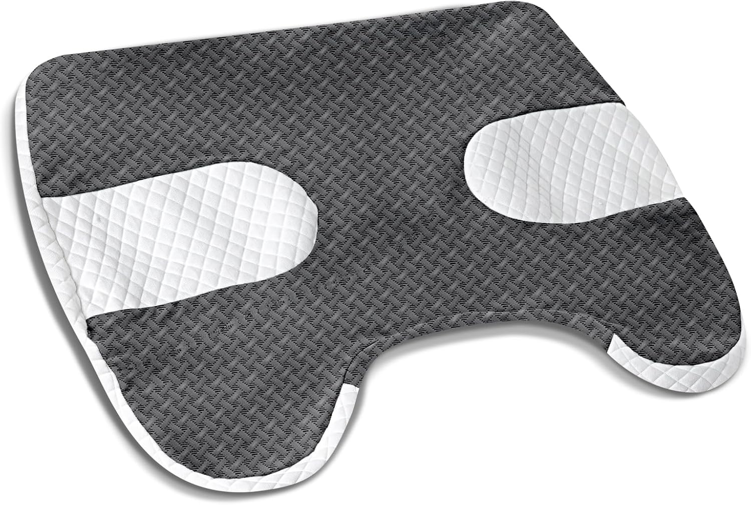 SAHEYER Side Sleeper Pillowcase, Shoulder Relief System with 3 Arm Place Hole, Memory Foam Pillowcover or Side, Back and Stomach, Black