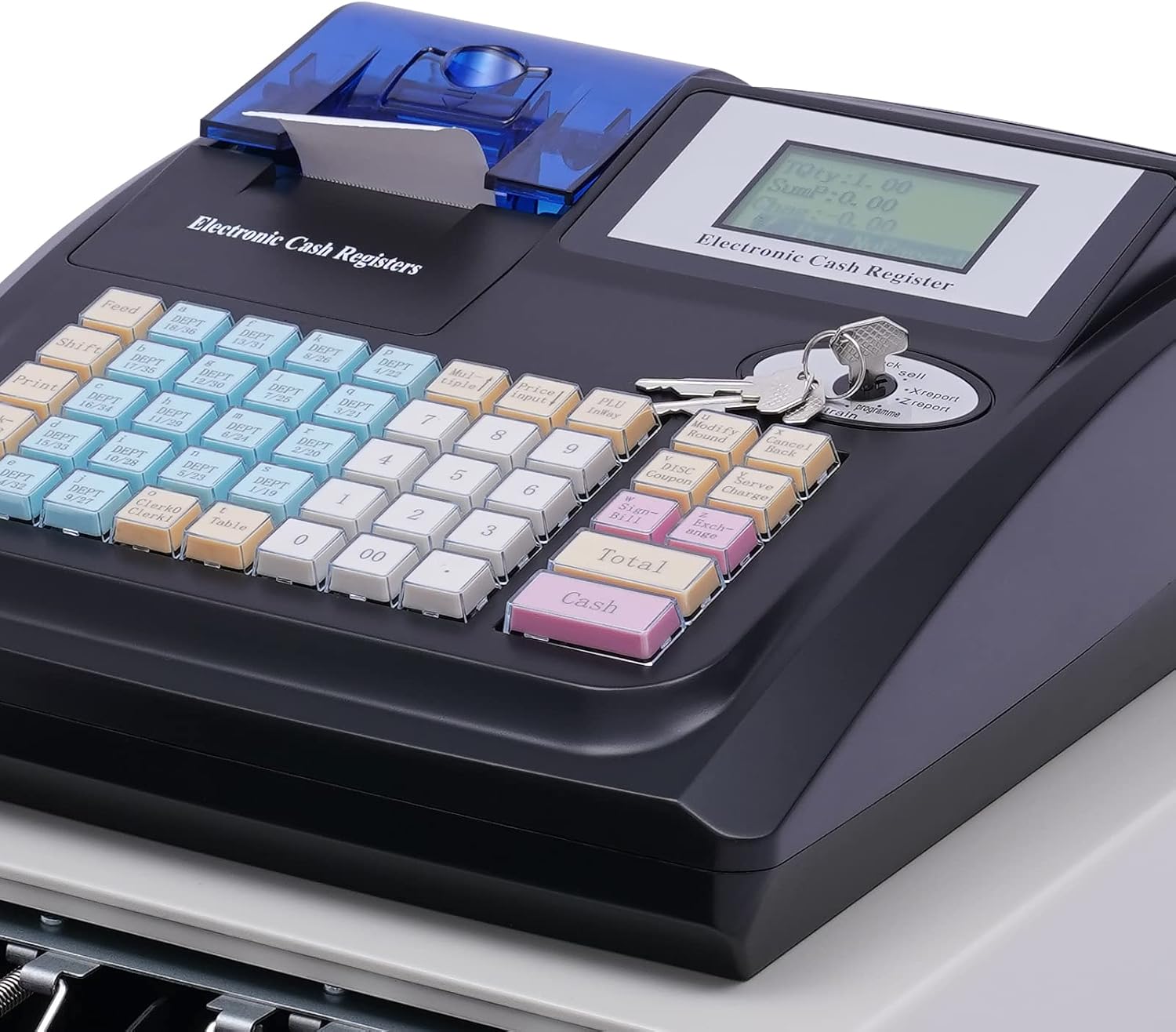 Close-up of LOYALHEARTDY Electronic Cash Register keyboard
