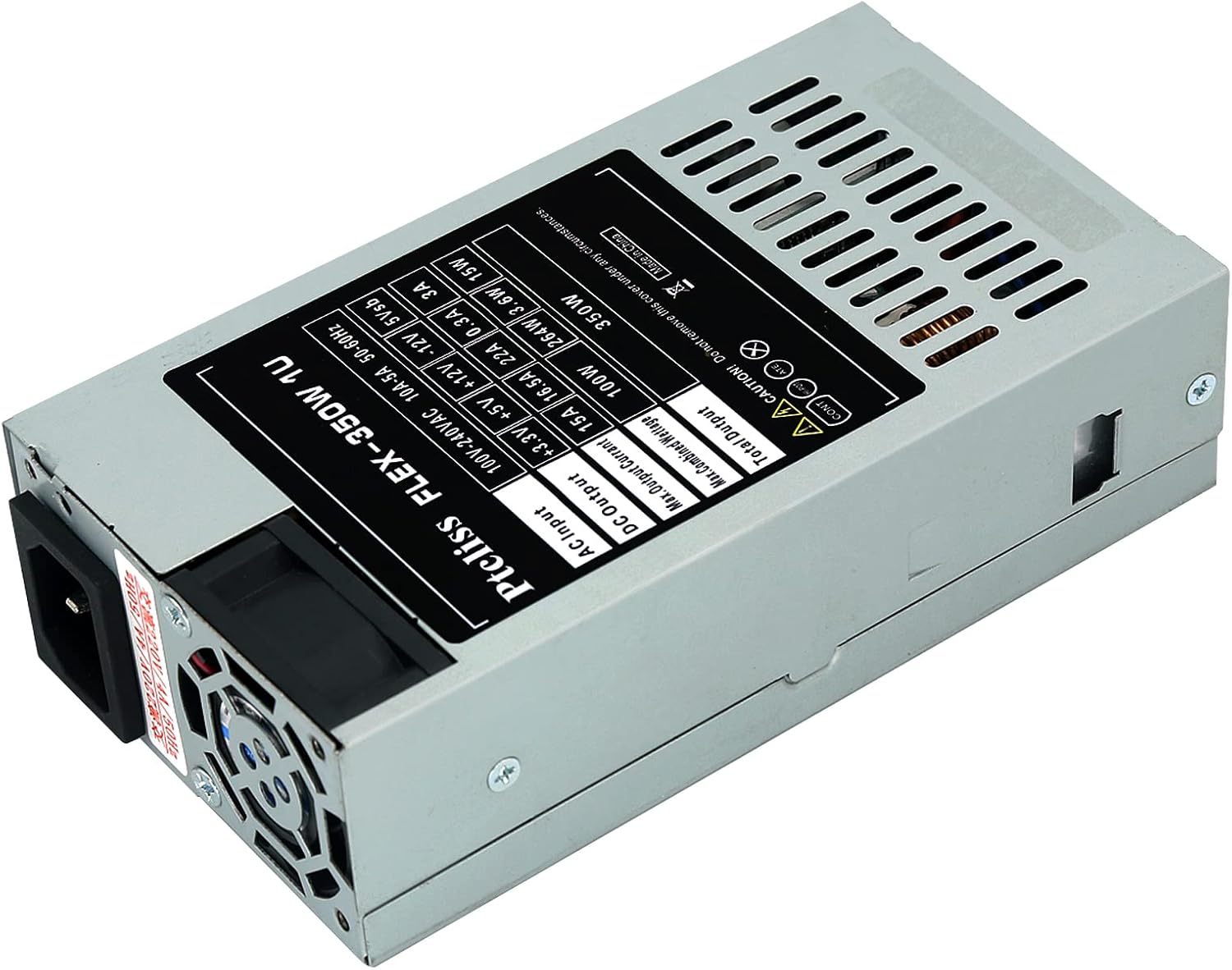 Ptcliss 350W 1U Flex ATX Power Supply with Fixed Cables