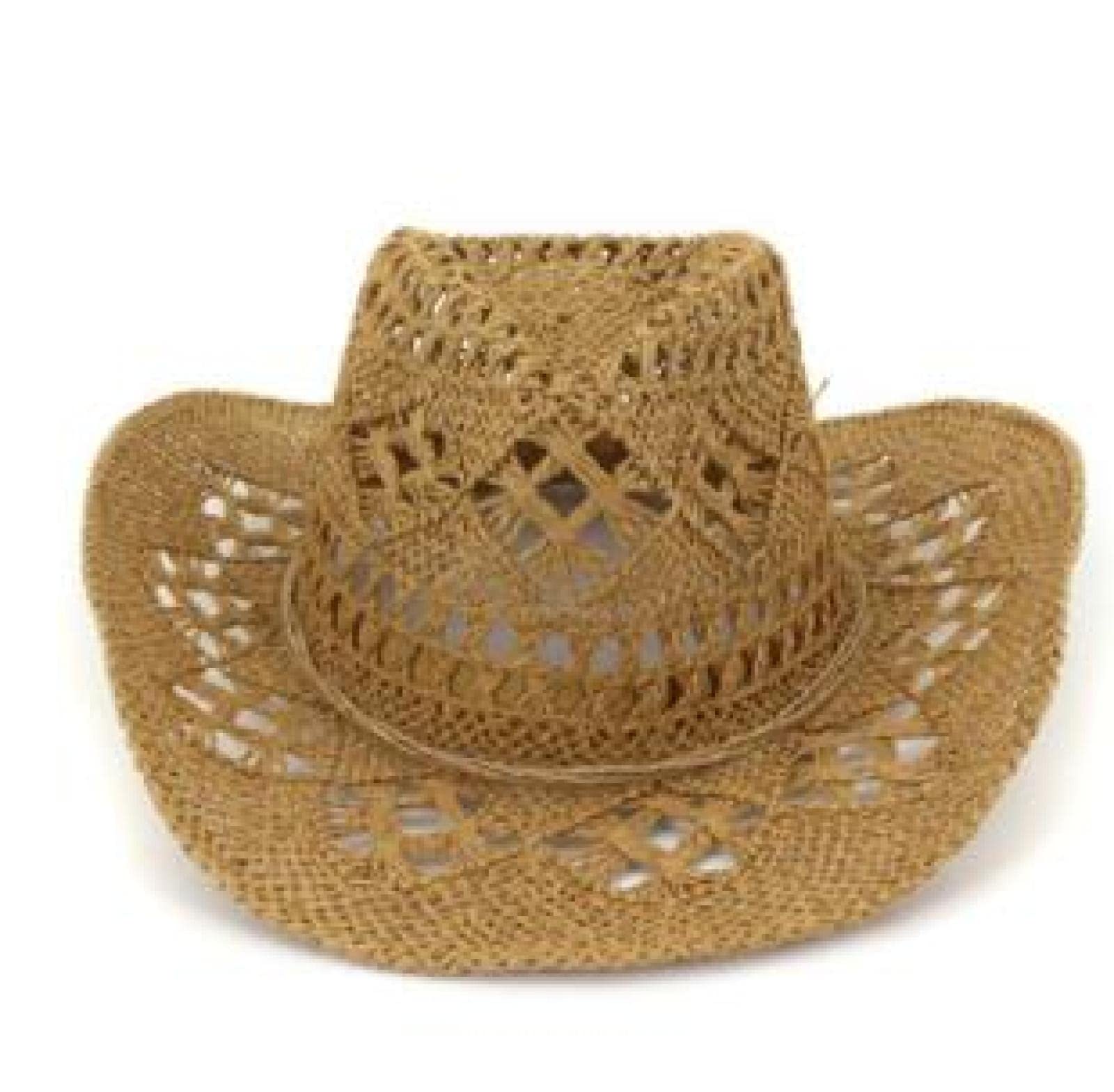 Sombrero de vaquero Sombrero de vaquera Sombrero de paja de vaquero occidental hecho a mano, sombreros de fieltro for la playa, gorra de fiesta for hombre y mujer, sombreros Unisex