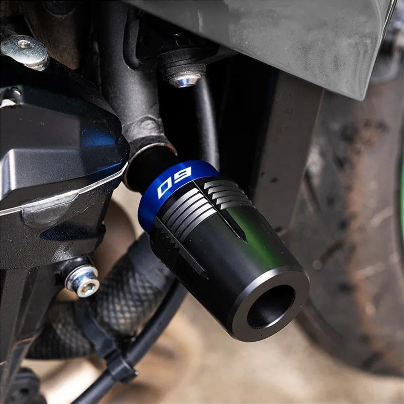 Moto Deslizadores Para YAMAHA MT09 MT-09 SP 2014-2026 Deslizadores Marco Motocicleta Rueda Horquilla Deslizante Eje Protector Choque Soporte Basculante(2014-2020-Black)