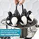 PELEG DESIGN Egguins Egg Cooker for Hard Boiled Eggs and Soft Boiled Eggs – 3-in-1 Boiled Egg Holder for Cooking, Fridge Storage & Serving – Unique Penguin Kitchen Gift, Holds 6 Eggs Product Image 3