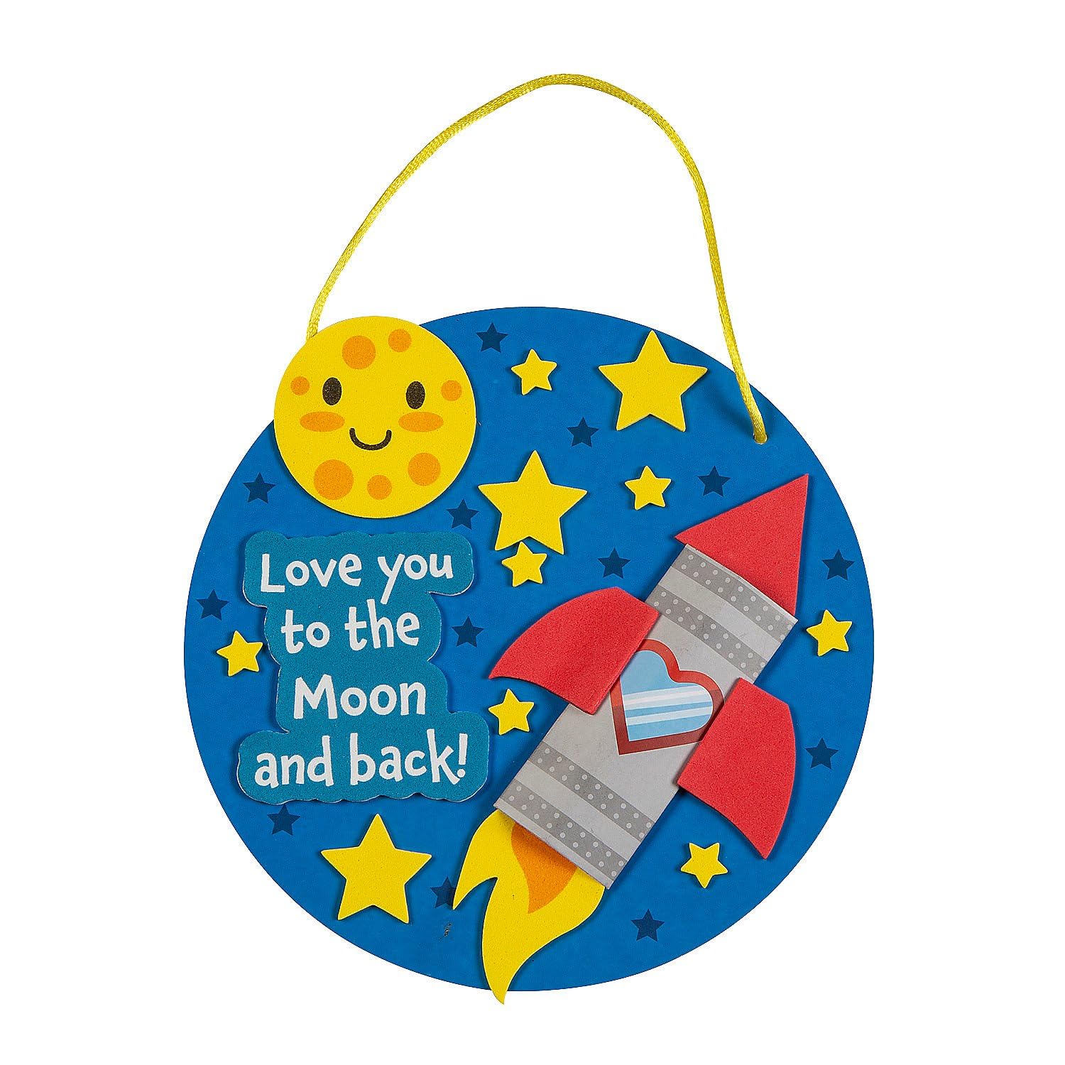 Kit de bricolage Love You to The Moon pour créer un souvenir suspendu rempli de tendresse en famille
