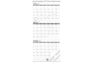 At A Glance 3 Month Wall Calendar 2024