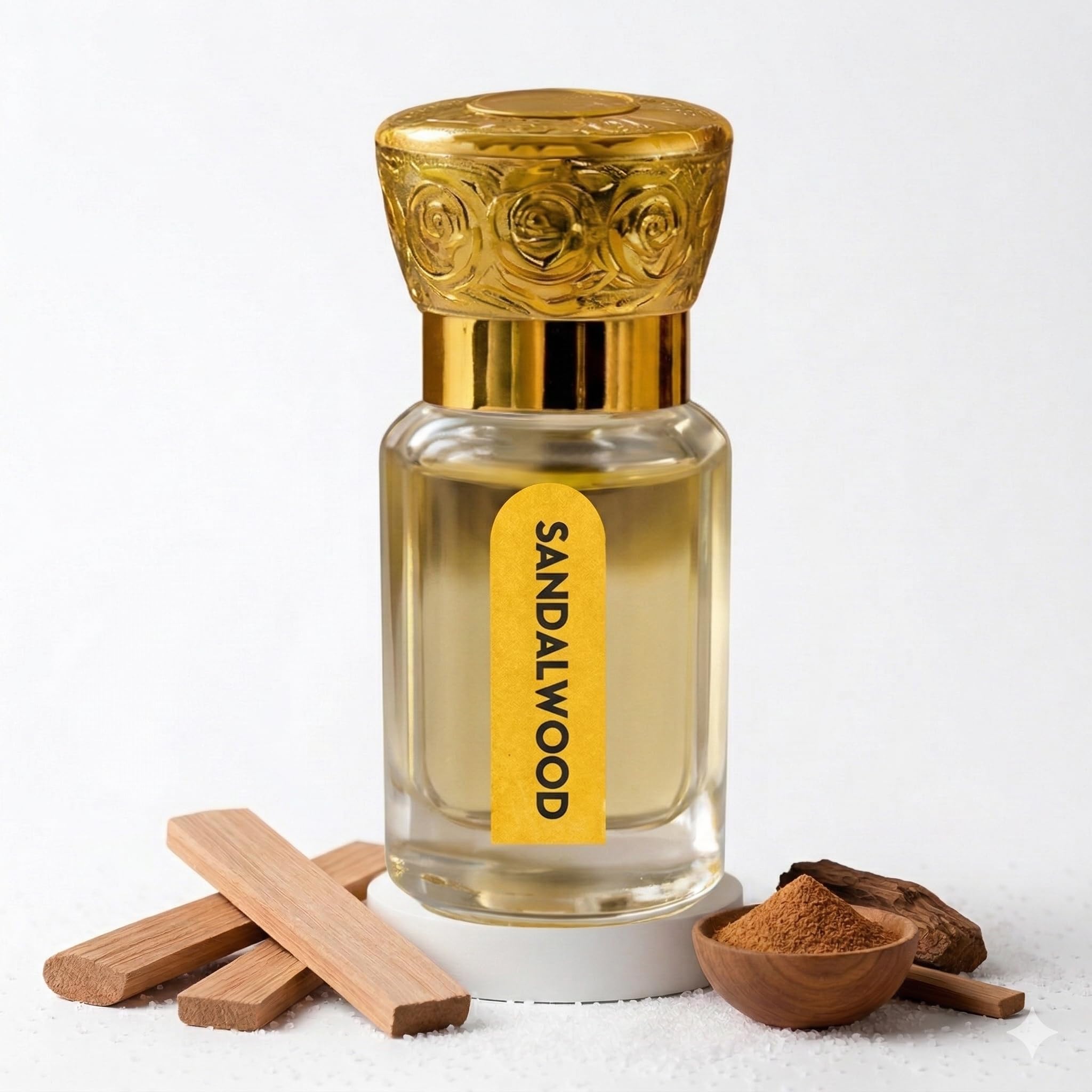 Original Kannauj Chandan Attar | Pure Sandalwood Perfume Oil for Men & Women | Steam Distilled, Alcohol-Free Ittar for Gifting & Daily Wear | 6ml-image-28
